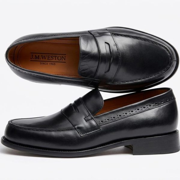 Mocassin Weston en Noir– Édition DOUDICI